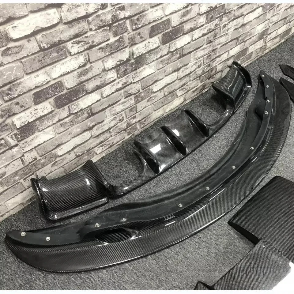 شفة أمامية من ألياف الكربون منخفضة MOQ M3 E90 E92 E93 لسيارة BMW M3 E90 E92 E93 شفة أمامية #3