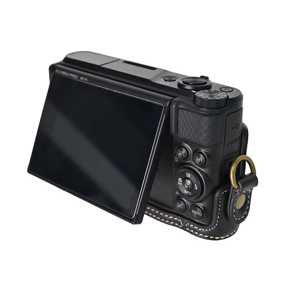 For SX740HS SX730 Camera PU Leather Case For Canon PowerShot SX740