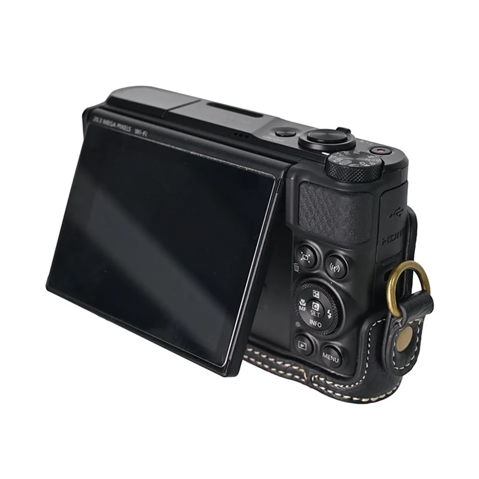 For SX740HS SX730 Camera PU Leather Case For Canon PowerShot SX740