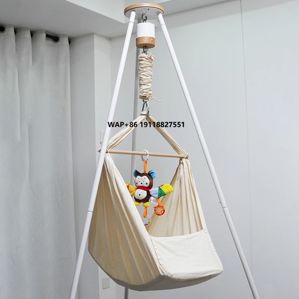 

High Quality Newborn Baby Cradle Baby Hammock Cradle Swing European Style Kids' Cribs with Toy