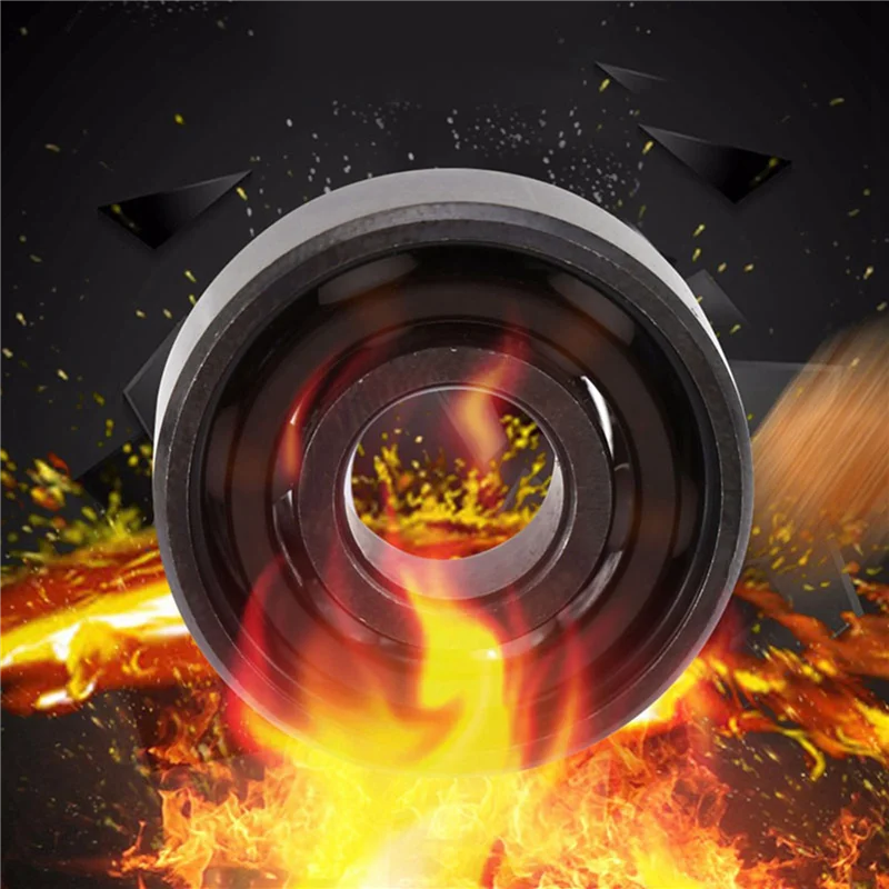 64 ชิ้น 608 แบริ่ง 8X22x7 มิลลิเมตร ABEC-11 Hybrid 6 สีขาว Zro2 ลูกสเก็ตบอร์ดแบริ่งสเก็ตอินไลน์ Roller