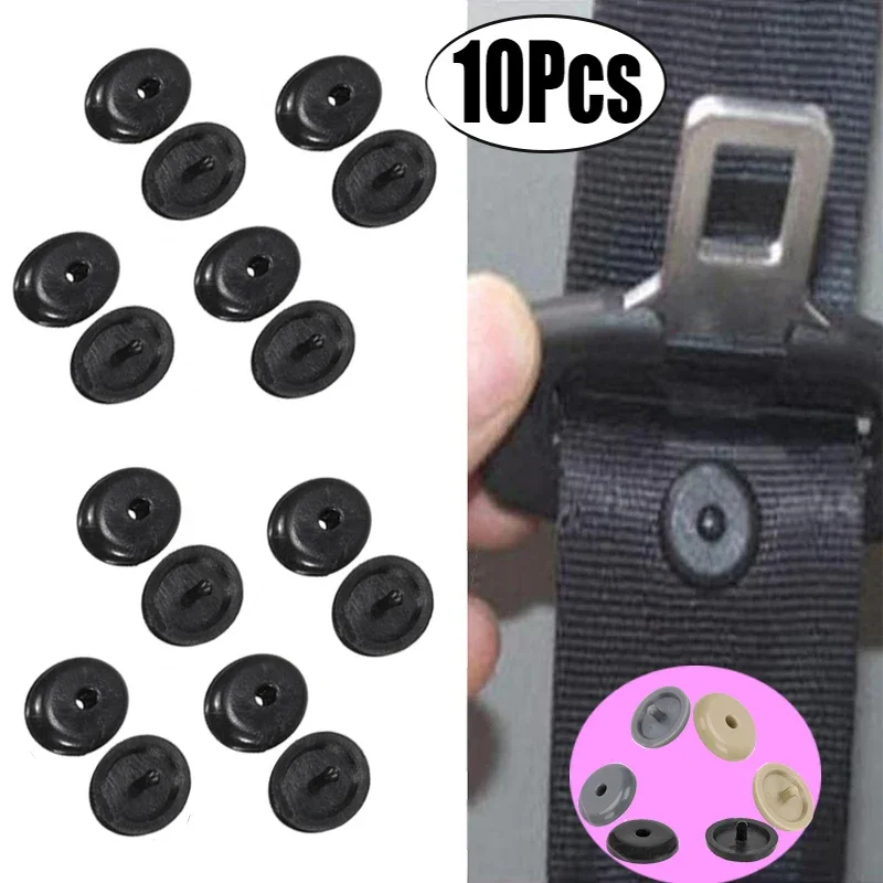 

Car Safety Seatbelt Stopper Buckle Automobile Seat Belt Spacing Limit Stop Plastic Anti-slip Buttons Retainer seat belt cover