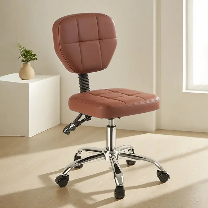 Professional Swivel Stool for Dental Nail, Eyelash & Beauty Salon Adjustable Height Hydraulic Makeup Chair with 360° Rotation