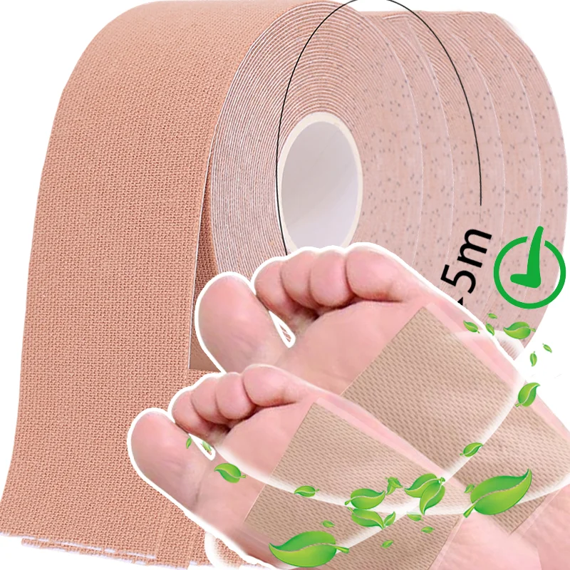 Unsichtbare Hautfarbene Schweißpflaster-Rolle für Männer und Frauen, Sport-Anti-Scheuer-Unterarm-Pads, Saugfähiges Klebeband für Wandern und Fitness