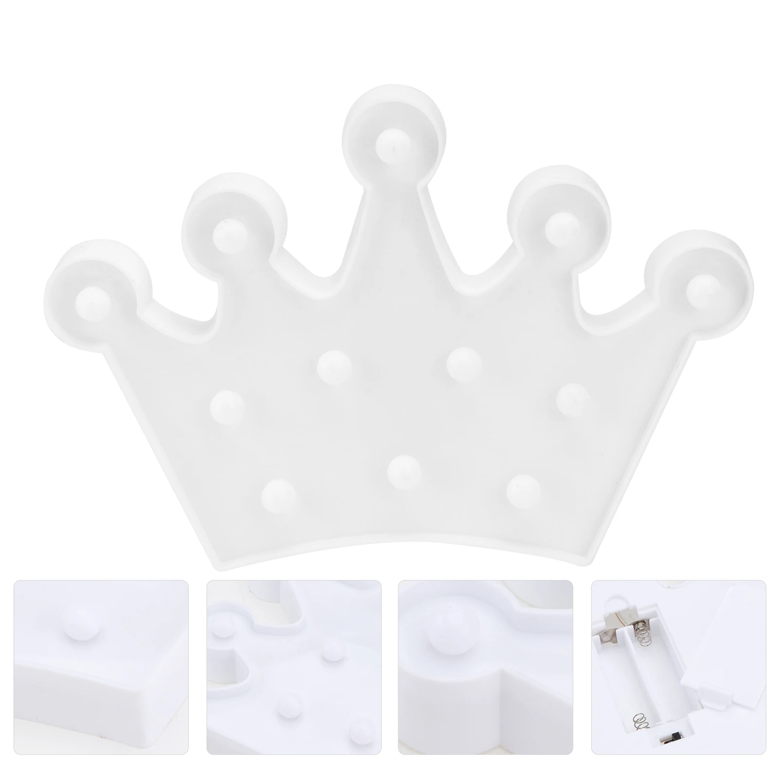 تاج على شكل Led ضوء الليل قابلة للشحن أباجورة الإضاءة الزخرفية الإبداعية لغرفة النوم حفلة هدية مصباح صغير محمول