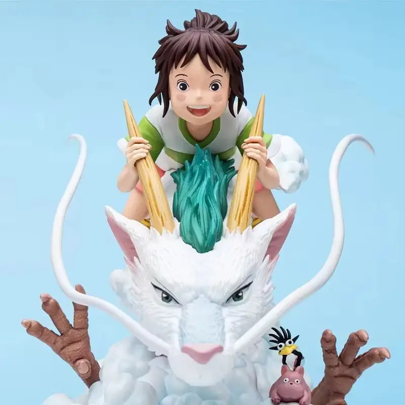 Novo desenho animado anime figura ogino chihiro e nigihayami kohakunushi figuras de ação pvc modelo de ação boneca brinquedo colecionável presente