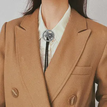 新奇西部牛仔星狀領帶 牛仔競技舞蹈皮革領帶 復古時尚男女配件珠寶禮品 10 最佳銷售 星形領帶 - №1