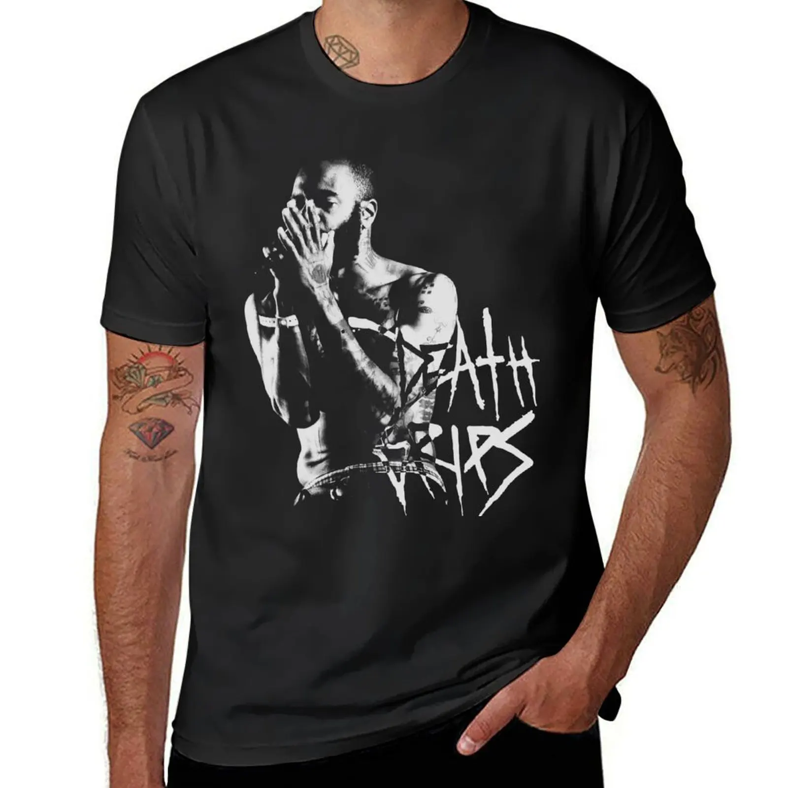 Death Grips MC Ride T-Shirt sublime customs kawaii clothes blanks Men's clothing