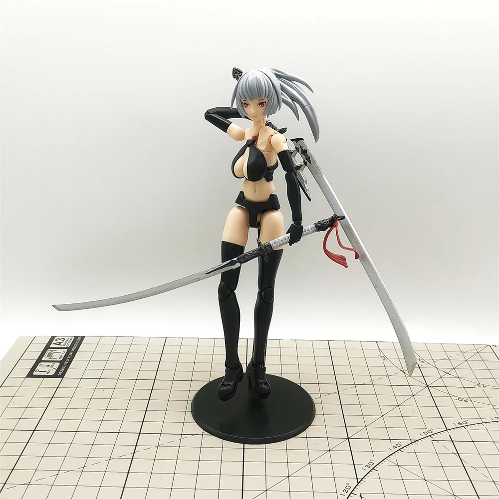 

【Без тела】В наличии 1/12 Женский воин Неокрашенный аксессуар для преобразования Длинные мечи Twin Fit 6-дюймовая экшн-фигурка для девочек Модель