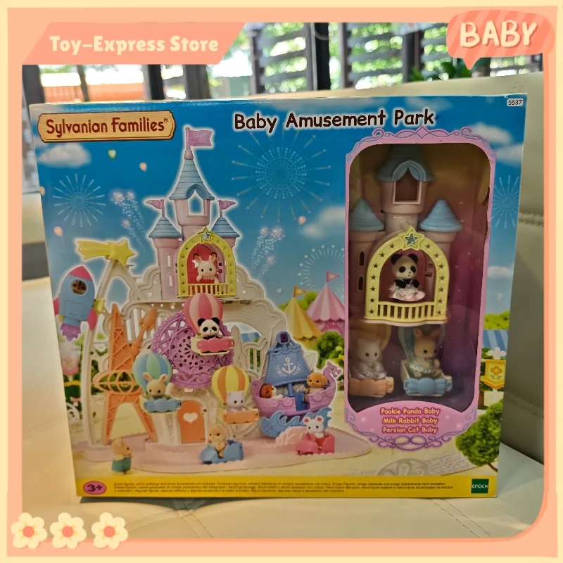 Sylvanian Families Calico Critters Girl Kids Toys Miniature Furniture Anime Figures Doll Toys For Children Baby Amusement Park