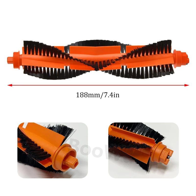 Rags Hepa กรองแปรงสำหรับ Xiaomi เครื่องดูดฝุ่นหุ่นยนต์-Mop STYJ02YM 2S XMSTJQR2S 3C สำหรับ Conga 3490สำหรับ Viomi v2 PRO เครื่องดูดฝุ่น