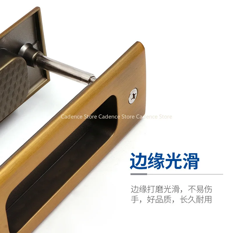 เลื่อนประตูล็อคเลื่อนประตูล็อคสีดําในร่มระเบียงห้องครัวห้องน้ํา Key โทรศัพท์มือถือเลื่อนประตูตะขอล็อค