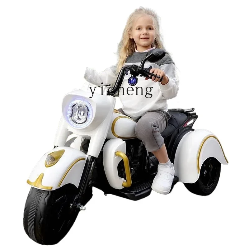 

Tqh Children's Electric Motor Sitting Baby Adult Tricycle Infant Baby Double Toy Men and Women