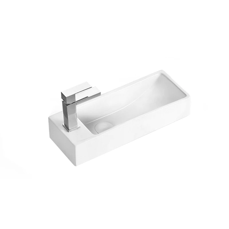 Ultra Narrow Wash Basin Wall-Mounted Mini Sink Minimum Wall-Hung Basin Small Ultra Narrow Children Washbasin