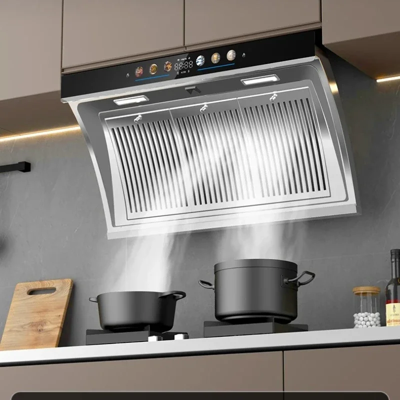 220V Newfly Kitchen Range Hood Stainless Steel Dual Motor High Suction Small New Style for Rental Apartment J