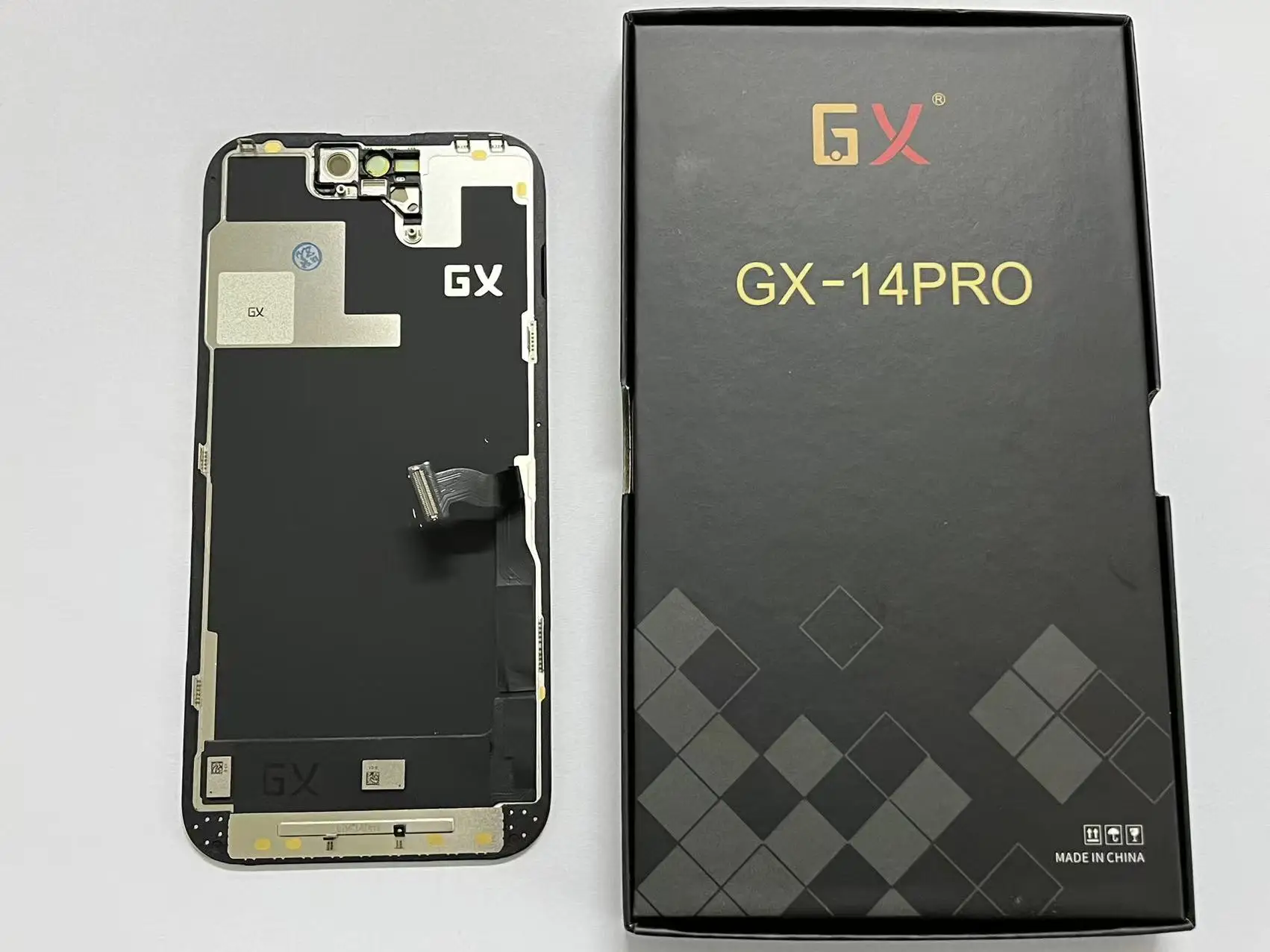 GX OLED For iPhone X XS XSMax 11 12 13 14 15 16Pro Max Display True Tone With 3D Touch Screen For iPhone Replacement With Tools image 3