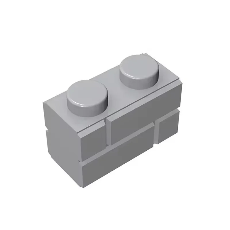 50 pz 98283 Modificato 1x2 Profilo di Muratura Mattoni Collezioni Bulk Modulare GBC Giocattoli Per Tecnico MOC FAI DA TE Building Blocks Compat