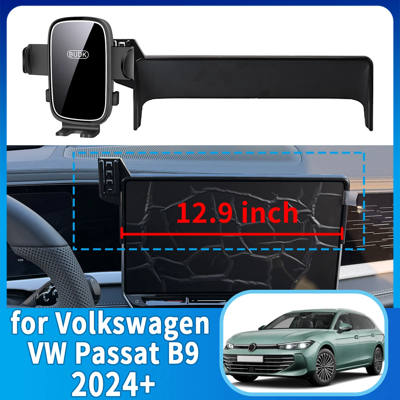 

fit for Volkswagen VW Passat B9 2024 2025 2026 Phone Holder, Dashboard Screen Mount Bracket Easy Installation​​ Car accessoires