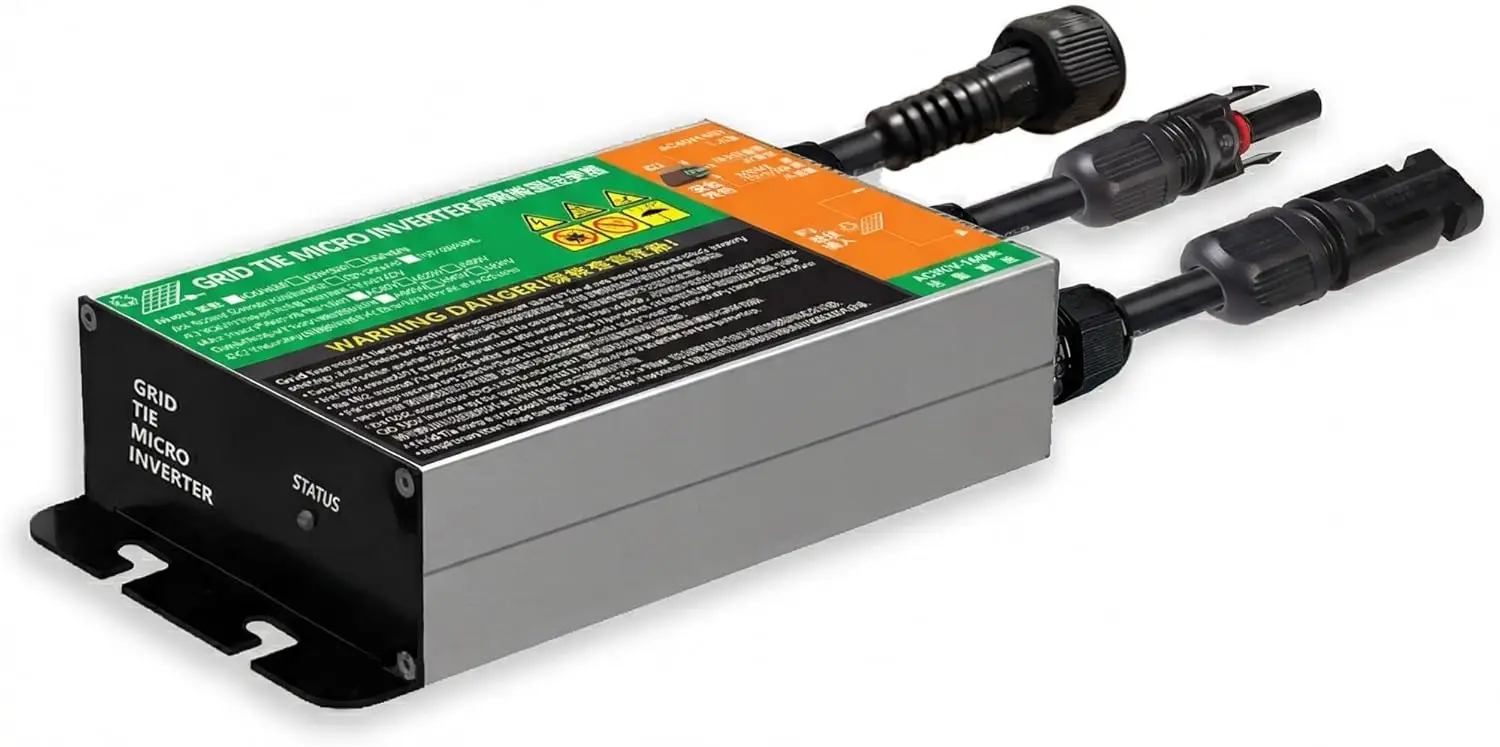 

High-Efficiency Grid-Tie Solar Inverter 500W with MPPT, 24V/36V Compatible, 110V Output