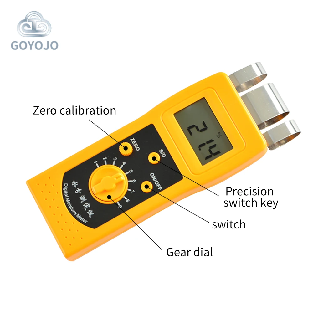 DM200C Wall and floor moisture meter Ground specific detector Analyzer Hygrometer