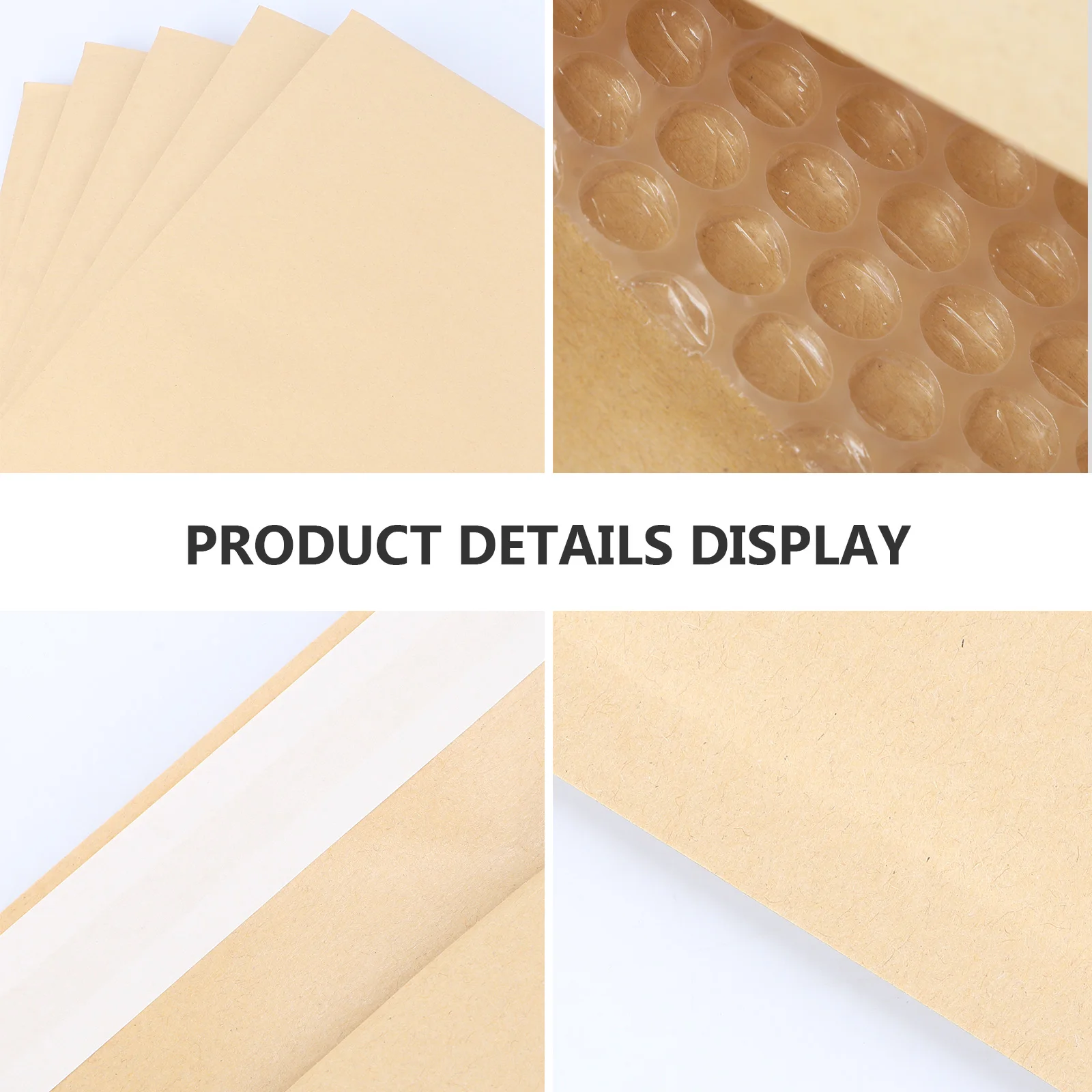 

Kraft Paper Foam Bag Packaging Bubble Mailing Pouch for Store Mailers Envelopes Self Seal Dispenser