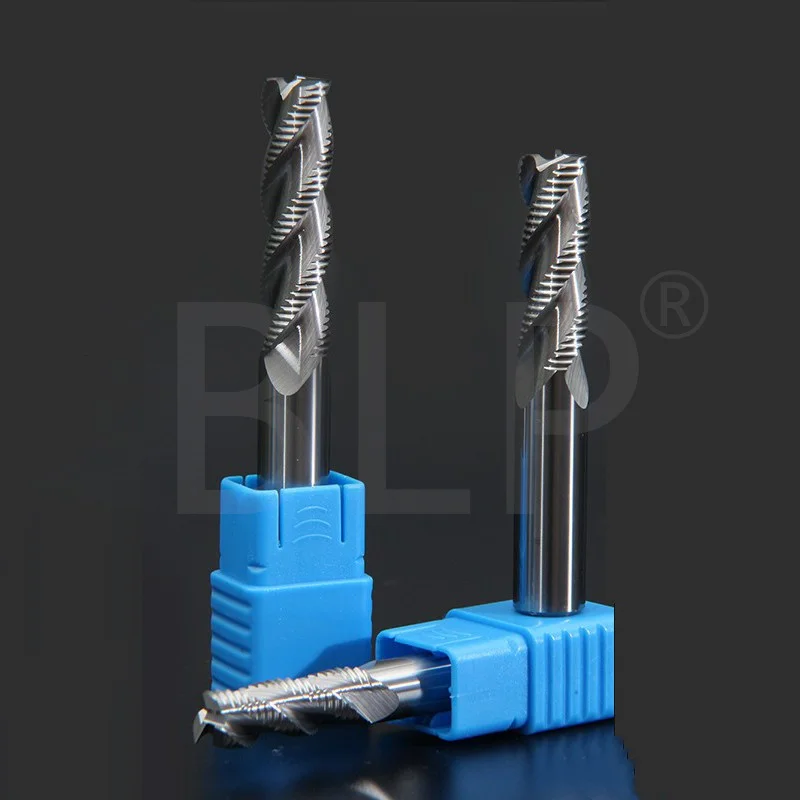 Roughing End Mill HRC55 Tungsten Carbide 3 Flutes Milling Cutter for Metal Aluminum Cnc Machine Milling Tools 4mm to 20mm tool