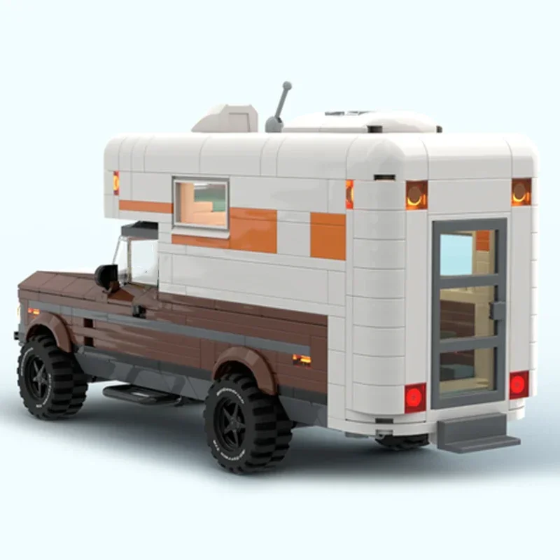 Moc Bouwstenen Stadsautomodel C10 Camper Autotechnologie Modulaire Blokken Vakantiegeschenken Speelgoed Voor Kinderen Diy Sets Assemblage