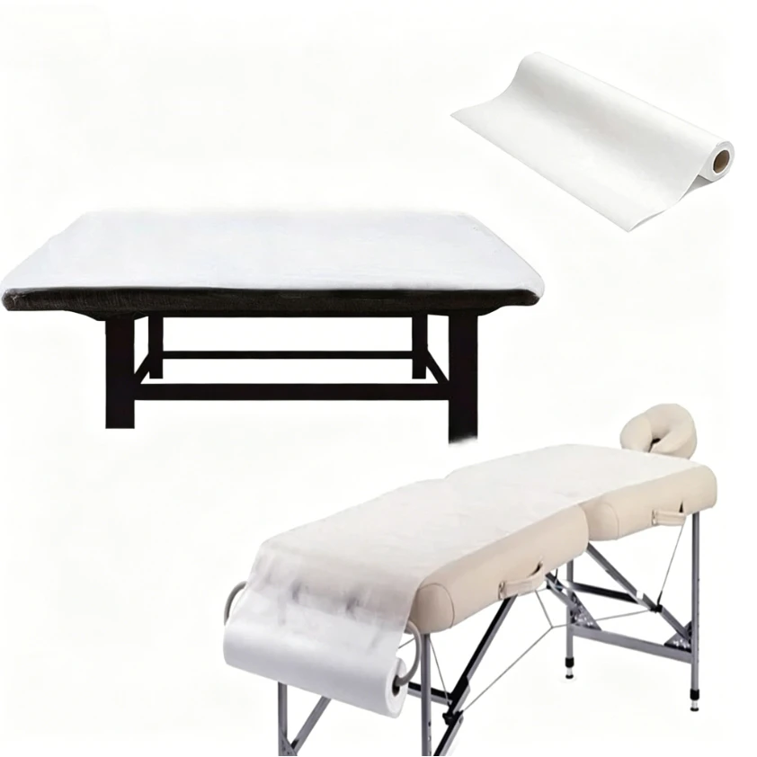 

Professional Tattoo & Beauty Bed Sheets, 50pcs Roll, Disposable Non-Woven Cover for SPA, Eyelash, Protective, Salon Accessory