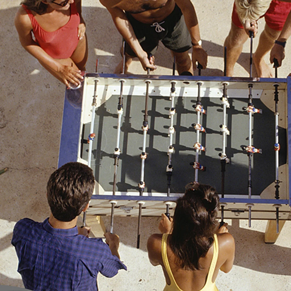 3 Pcs Foosball Handle Pole Football Table Accessories Soccer Replacement Metal Rod Operation Poles Bar