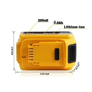 Taşınabilir kablosuz LED Spot çalışma ışığı Balıkçılık Açık el Aracı, acil bir Durumda, Dewalt 18V Pil, 3 ila 4 5 ila 8 aküde 12 büyük satış, 4 ve 5 - no. 7