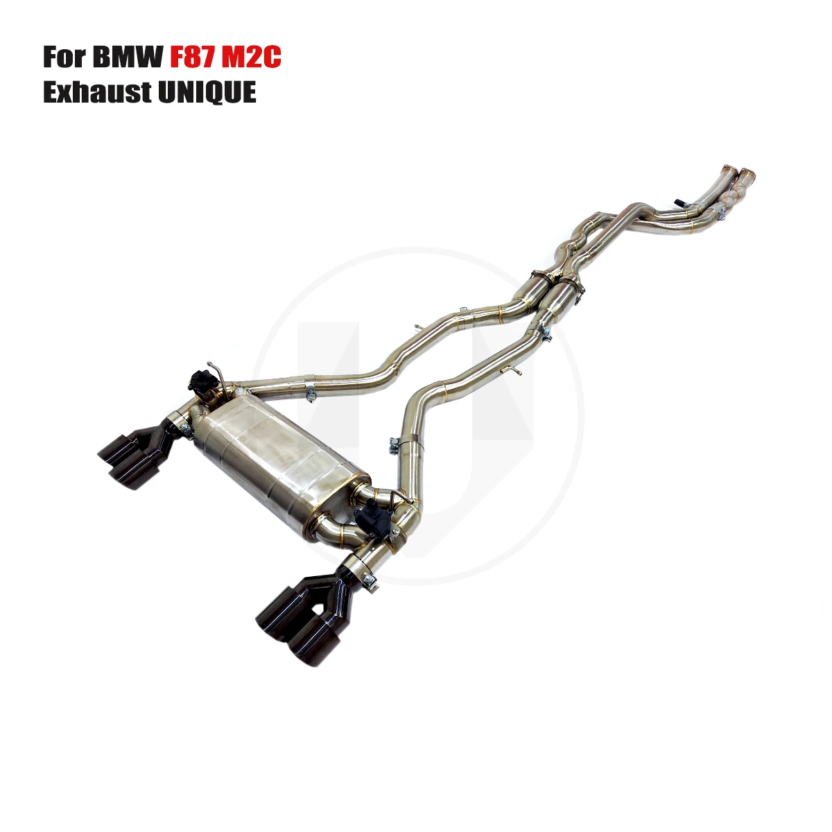 UNIQUE For 2015-2020 Bmw F87 m2c S55 3.0T Equal-length twisted stainless steel valve exhaust performance valve exhaust system ss