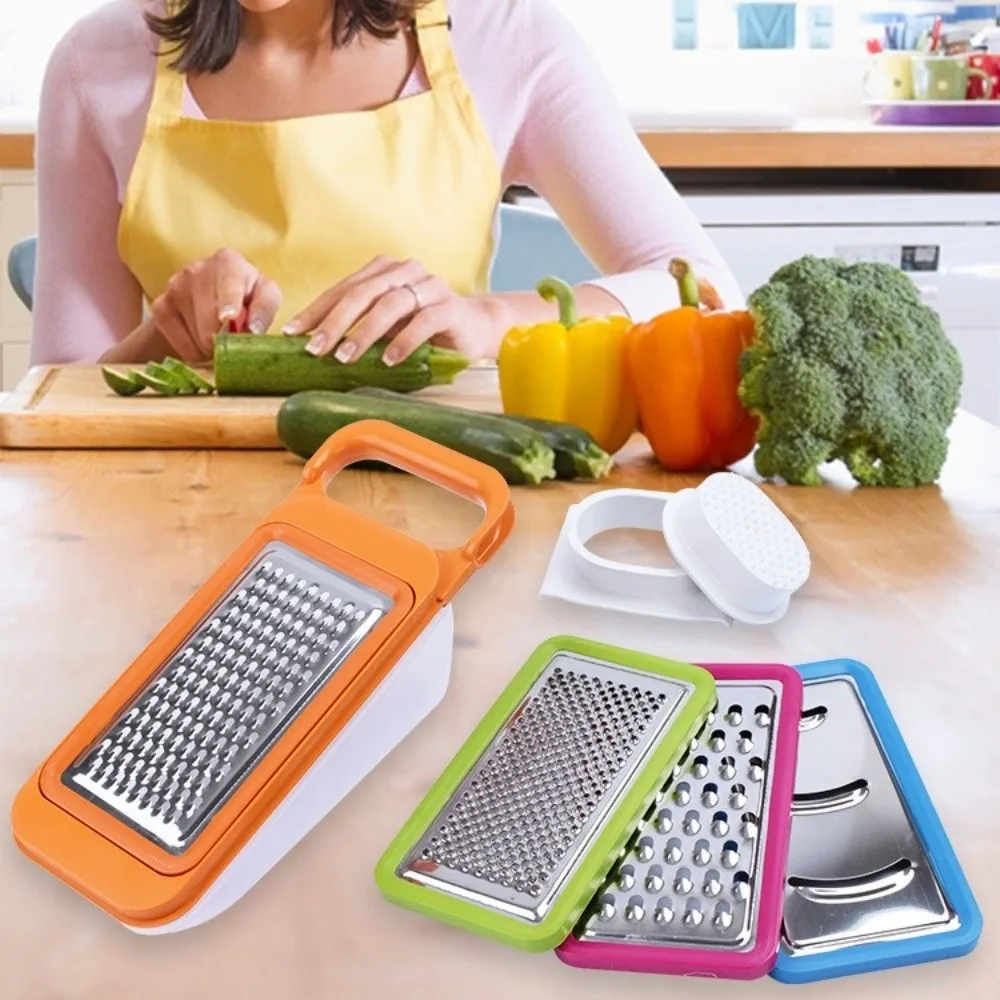 Stainless Steel Manual Vegetable Grinder Set with Container Kitchen Accessories Grater Vegetable Slicer Kitchen Shredder
