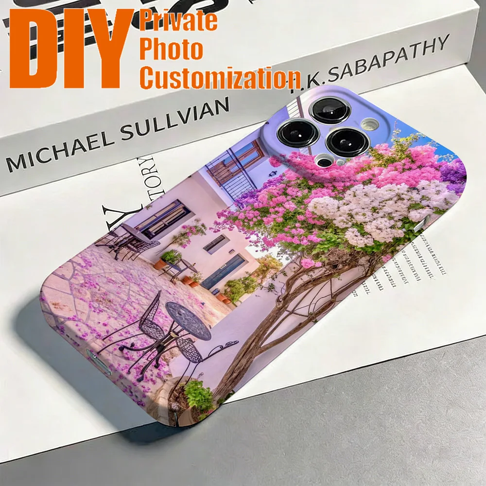 HOT Glossy Film Hard Phone Case for Samsung Galaxy A37 A57 A17 A07 A16 A56 A26 A35 A15 A54 A05 A14 4G 5G DIY Photo Customized