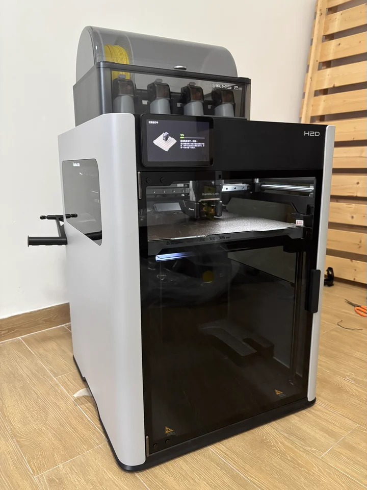 H2D 3D Printer Multi-Material 350*320*325mm 350°C Nozzle 65°C Heated Chamber Optional 10W/40W Laser
