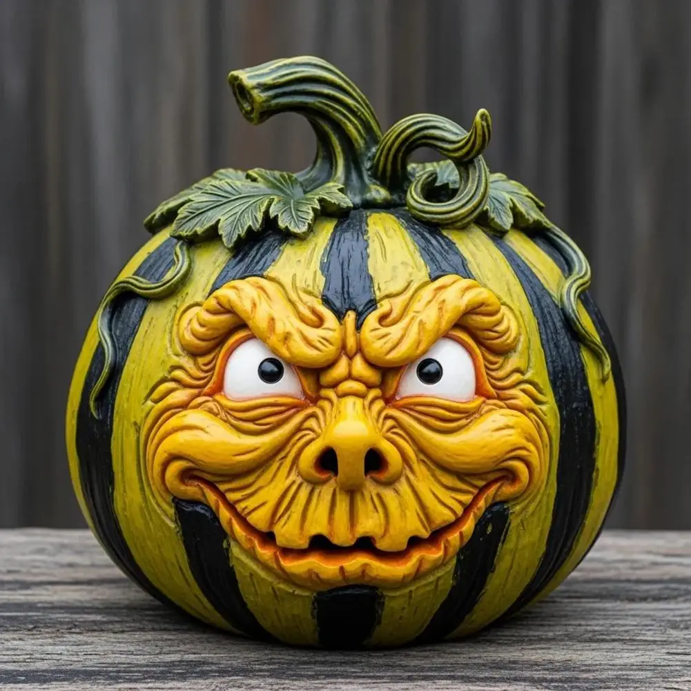

Quirky Pumpkin Decoration Lizard Limbs Pumpkin Figurine Spooky Halloween Pumpkin Figurine Sculpture for Home Office for Office
