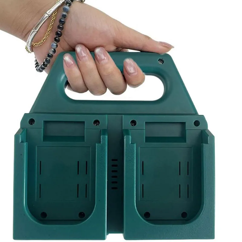 Battery Holder Compatible with Makita 18V 4 Slots Easy Storage and Transportation Battery Fixed Makita Storage rack hanging rack