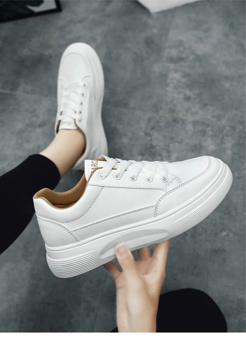 2024 Women's shoes summer new fashion white board shoes Breathable comfortable sports shoes casual shoes women's shoes