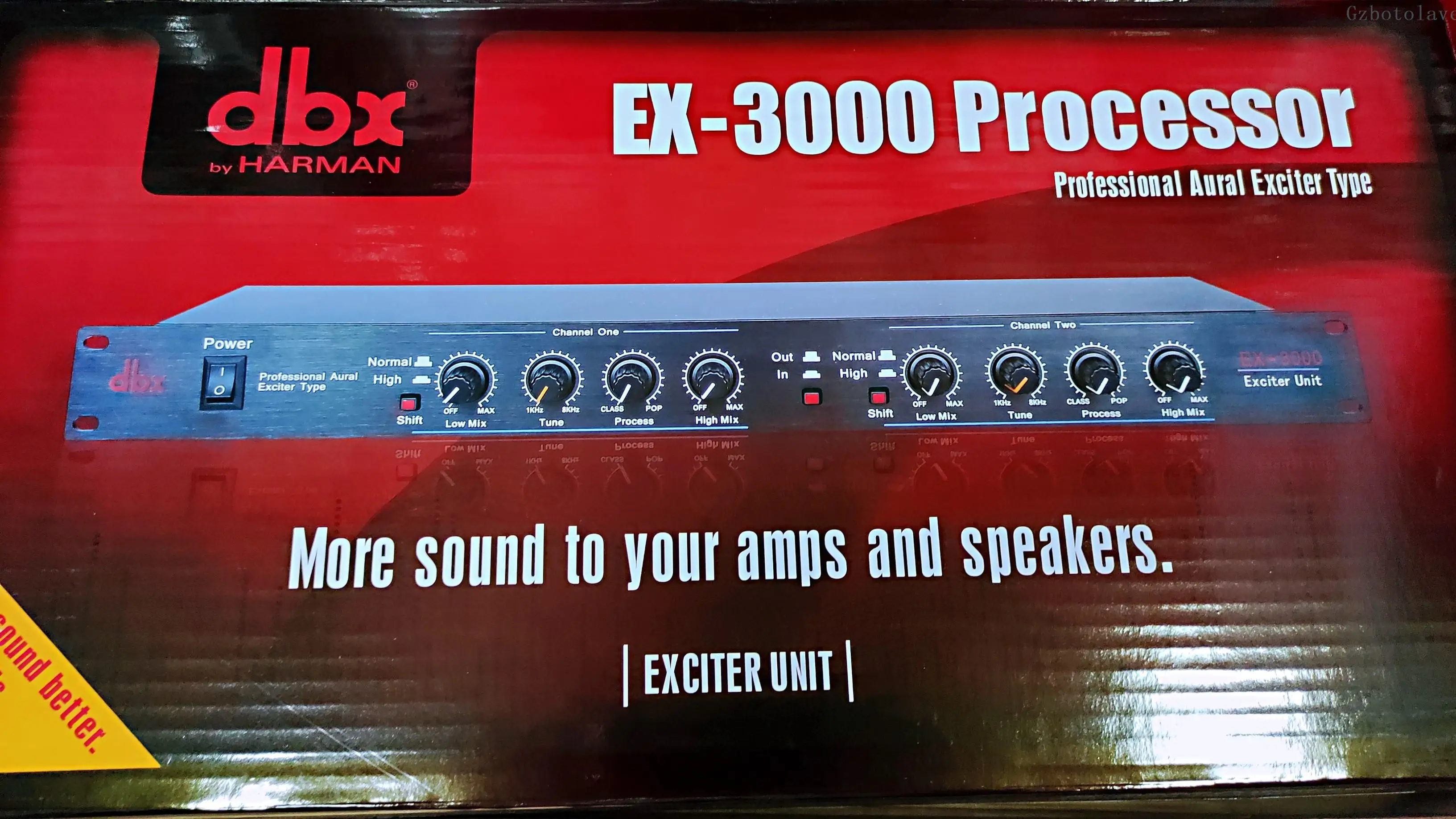 Professional vocal beautification ex-3000 exciter reamplifier effector audio stage microphone gain processor