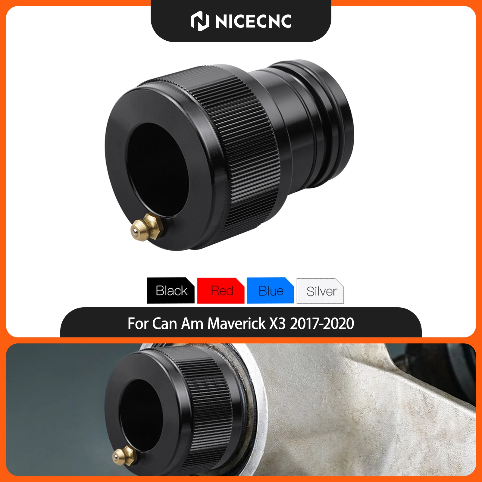 NICECNC UTV 39mm Wheel Bearing Grease Tool Bearing Greaser For Can-Am Maverick X3 Max R 4x4 XDS XMR XRC XRS Turbo DPS 2017-2022