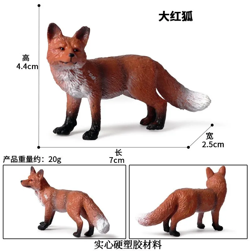 Jouet de simulation de modèle de cerf animal de la forêt sauvage pour enfants, cadeau de Noël