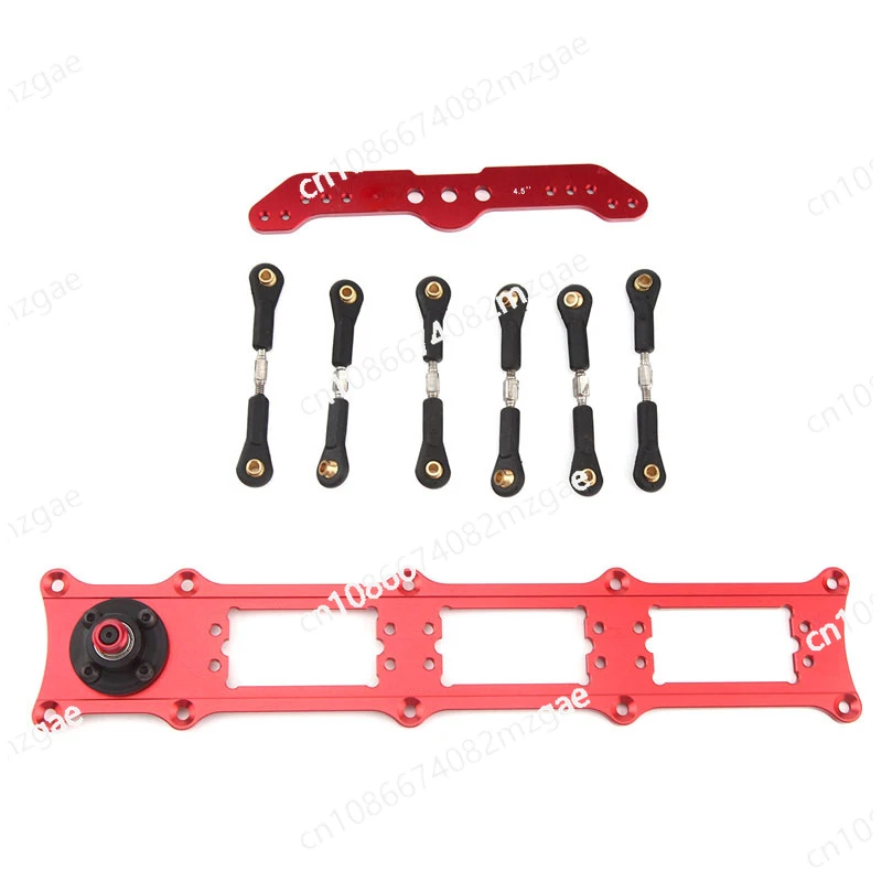 1Set 3.5/4/4.5/5 Inch Rudder Tray with CNC Anodized Rudder Arm KIT for RC Servo