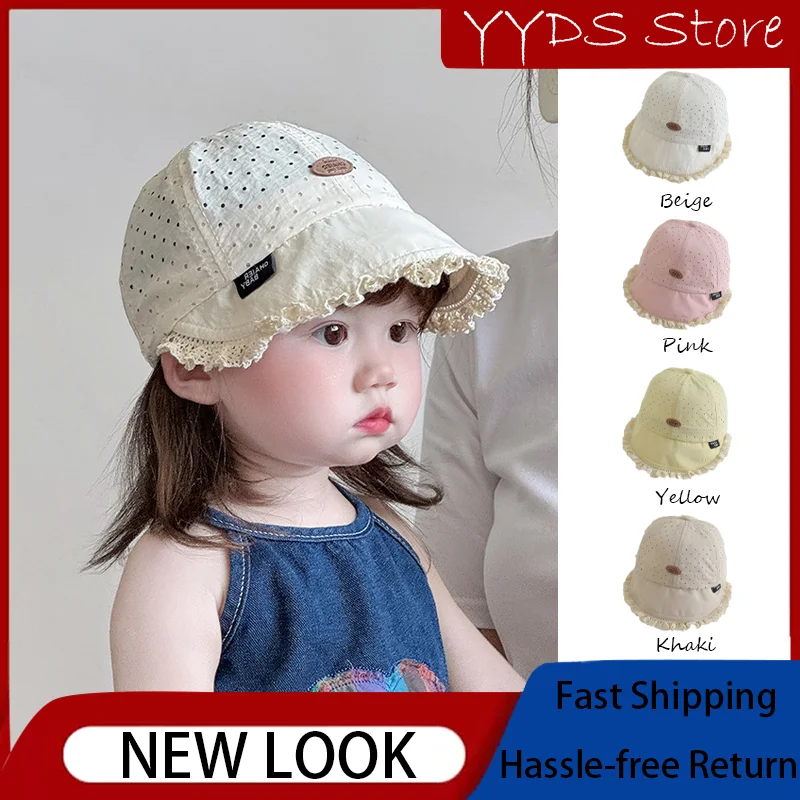 baby-sun-hat-summer-thin-quick-dry-breathable-baseball-cap-infant-korean-lace-sunscreen