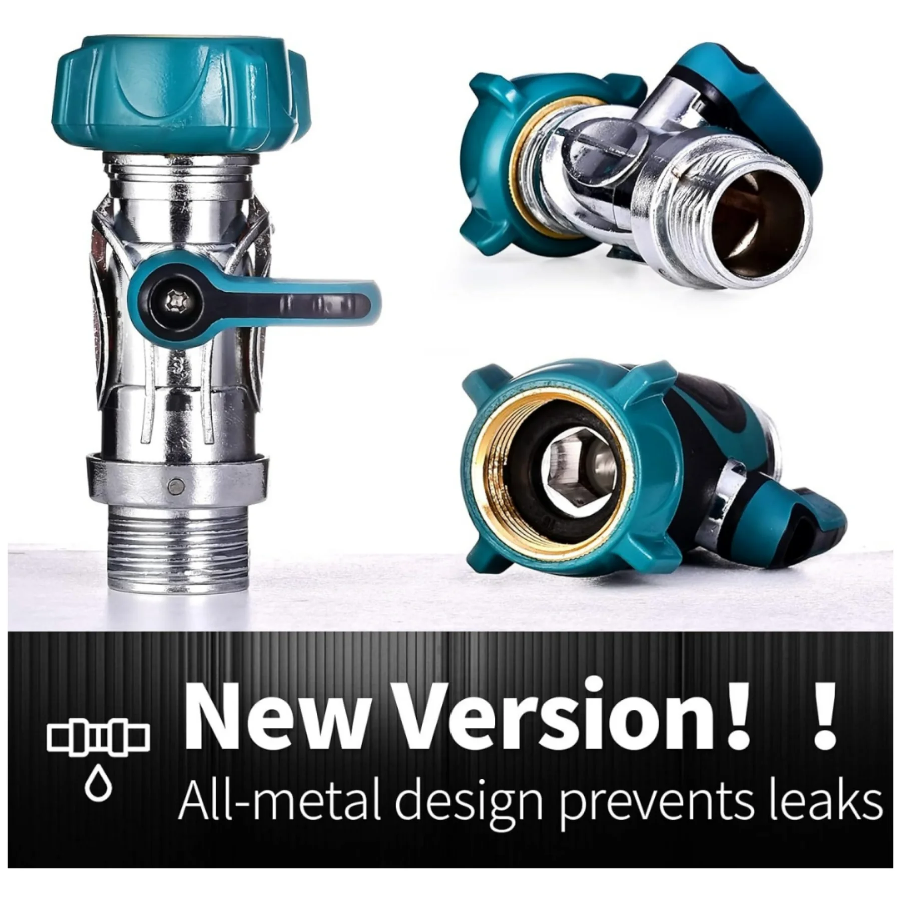 One-Way Check Valve Direct Passage Ball Valve Garden Hose 3/4