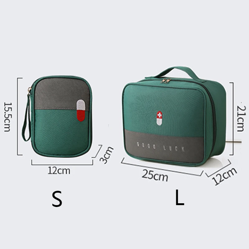 Large Medicine Bag Travel First Aid Kit Medicine Bag Portable Storage Bag Survival Kit Medicine Box Outdoor Emergency Camping