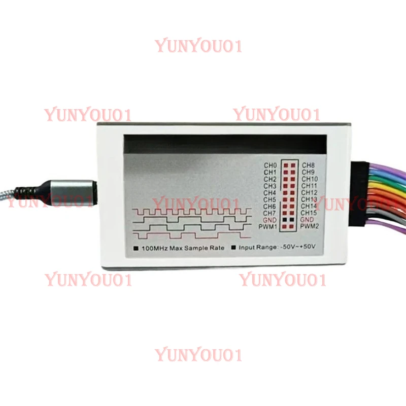 LA1010 LA2016 16CH USB Logic Analyzer MCU ARM FPGA Software Debugging Tool English
