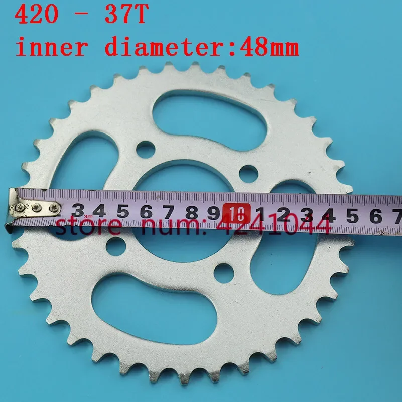 Gear wheel plate 420 428 37T tooth 48mm rear chain sprocket  for 90CC-160cc ATV quad Stomp pit dirt bike