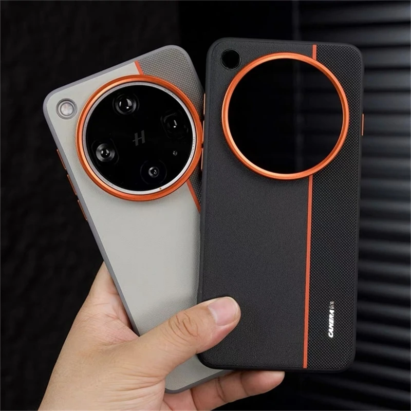 Funda para OPPO Find X8 Pro X 8 Ultra 5G, funda trasera de cuero de silicona PU de lujo para teléfono, carcasa protectora Simple, parachoques a prueba de golpes