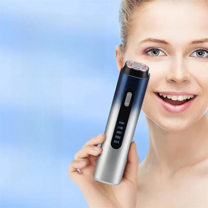 Instrument de beauté du visage EMS dispositif de Massage de nettoyage du visage outils de soins de la peau Instrument de soins de la peau Photon démaquillant des rides