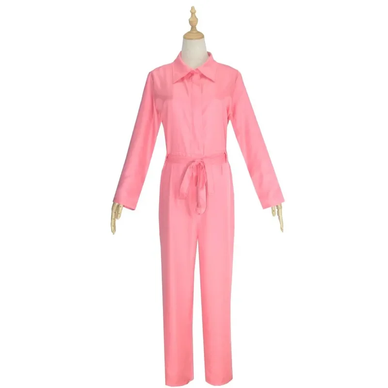 QQ8 Cosplay Costume from the Movie Ken for Adults, Black T-shirt, Pink Scarf, Complete Set, Princess, ixde Halloween Carnival