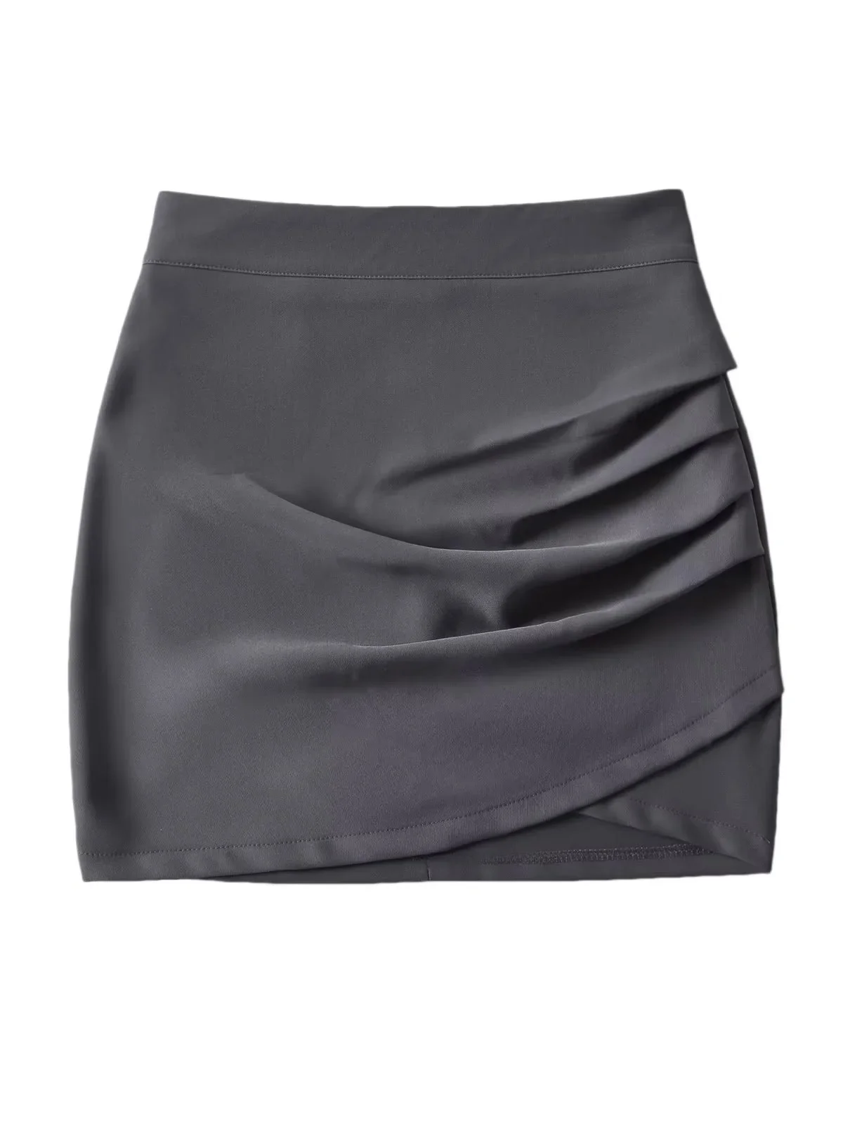 مثير مطوي عالية الخصر دعوى Sle تنورة المرأة التخسيس ort تنورة مكافحة الضوء المشي تنورة ارتداء اليومي Bodycon تنورة